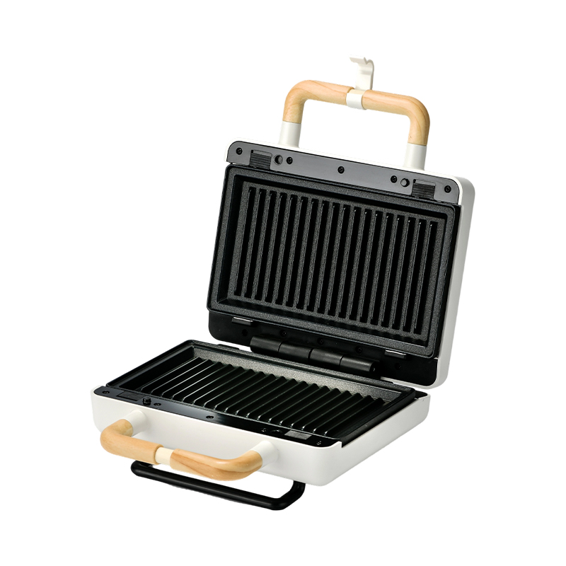 BJX-S003 800W เตาย่างแซนวิช 2 ชิ้นแบบถอดเปลี่ยนได้