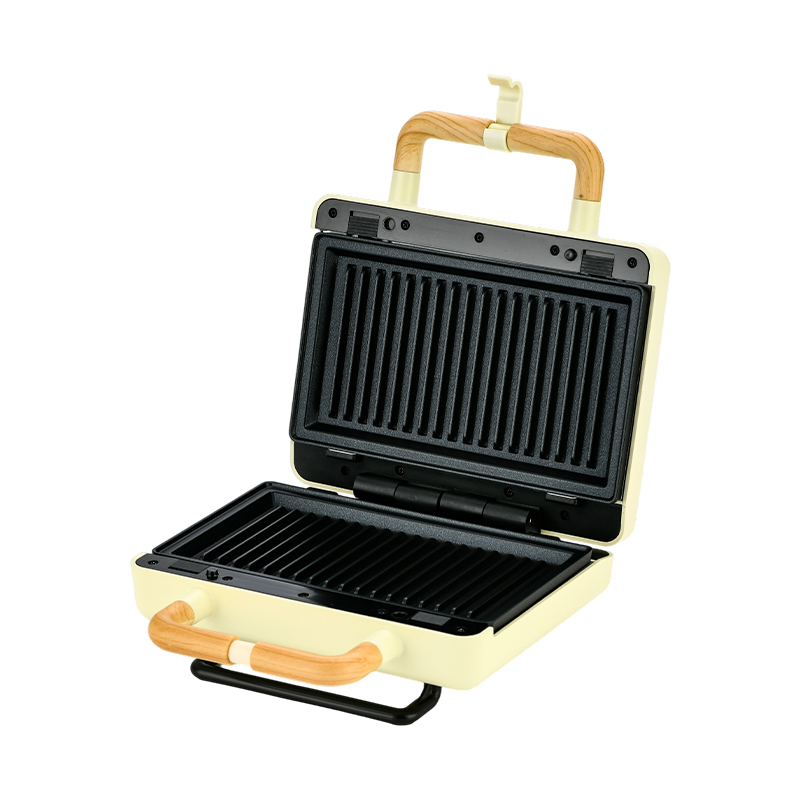 BJX-S003 800W เตาย่างแซนวิช 2 ชิ้นแบบถอดเปลี่ยนได้