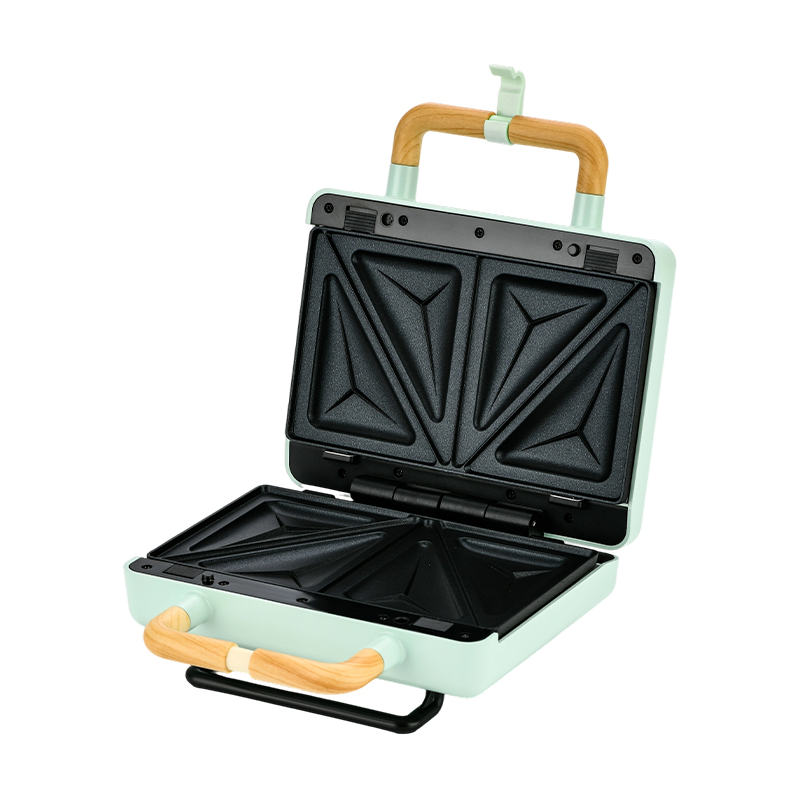BJX-S003 800W เตาย่างแซนวิช 2 ชิ้นแบบถอดเปลี่ยนได้