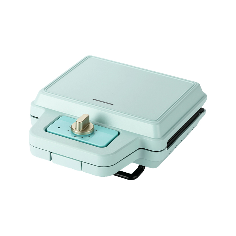 BJX-S008 800W เครื่องทำวาฟเฟิลแซนวิชแบบถอดแผ่นได้ 2 แผ่น