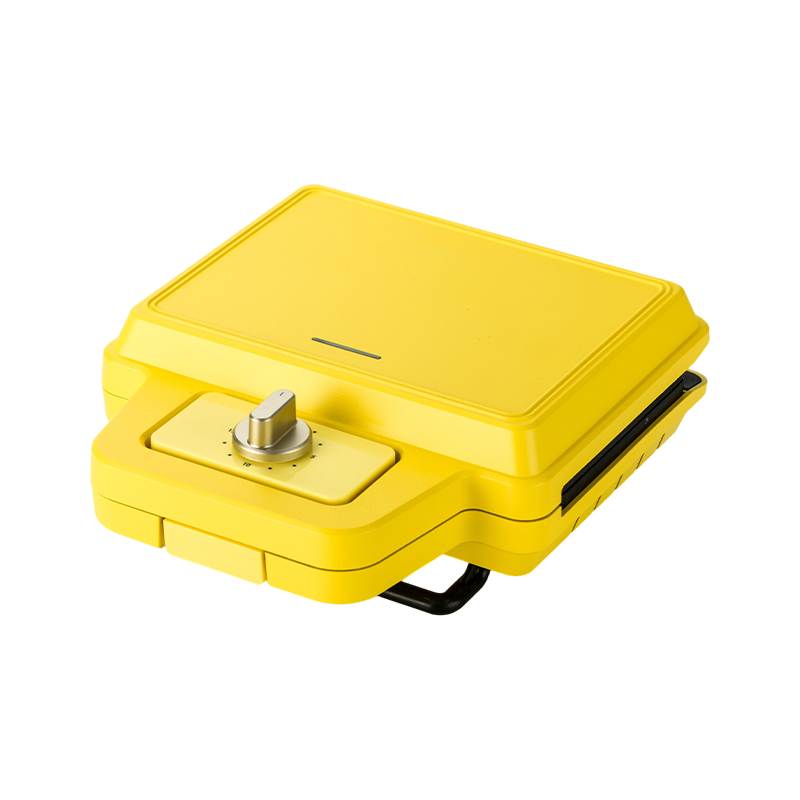 BJX-S008 800W เครื่องทำวาฟเฟิลแซนวิชแบบถอดแผ่นได้ 2 แผ่น