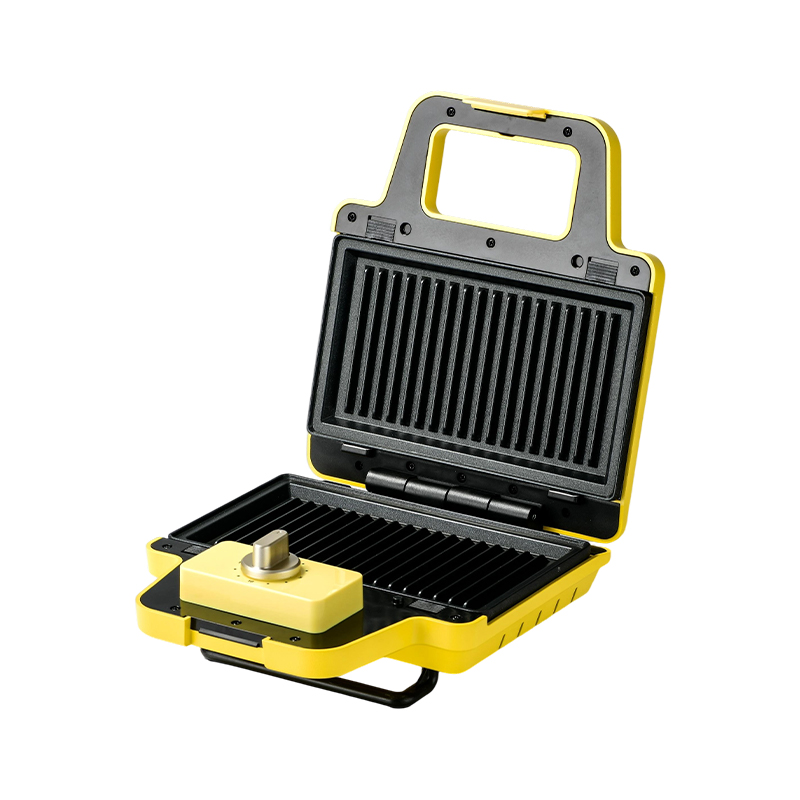 BJX-S008 800W เครื่องทำวาฟเฟิลแซนวิชแบบถอดแผ่นได้ 2 แผ่น