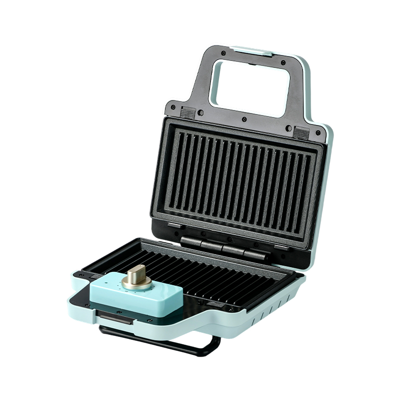 BJX-S008 800W เครื่องทำวาฟเฟิลแซนวิชแบบถอดแผ่นได้ 2 แผ่น