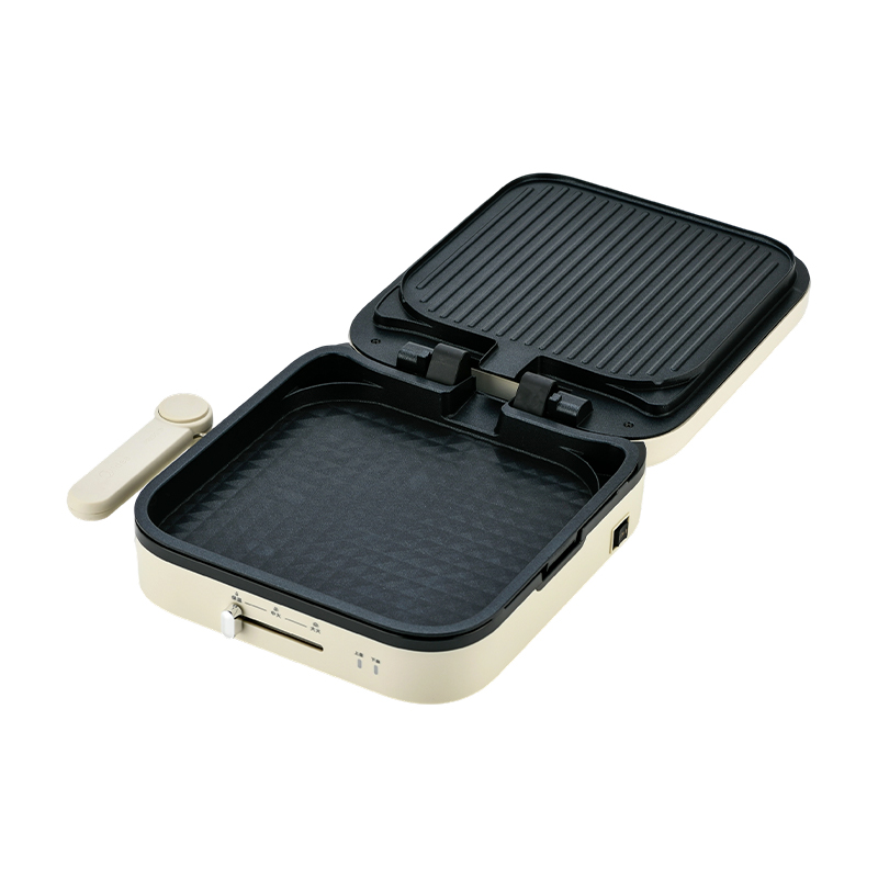 BJX-S023 เตาย่างกระทะไฟฟ้าขนาดใหญ่ 28x28 ซม. พร้อมระบบควบคุมอุณหภูมิ